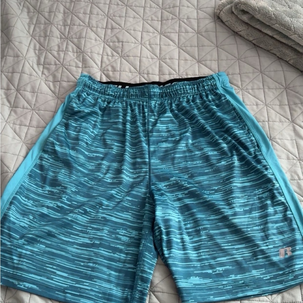 Men's Blue Athletic Shorts